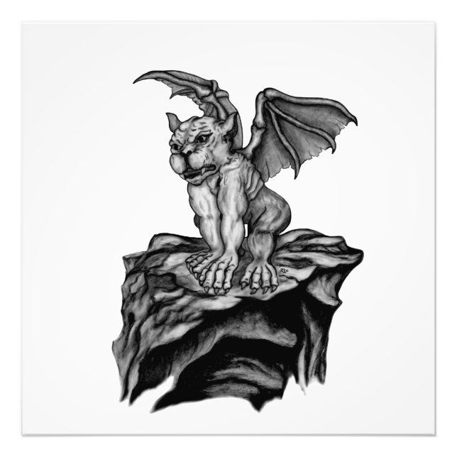 Little Golem Gargoyle Fotodruck (Vorne)