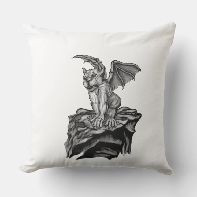 Little Golem Gargoyle Kissen (Vorderseite)