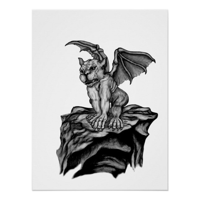 Little Golem Gargoyle Poster (Vorderseite)