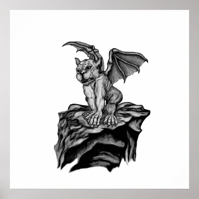 Little Golem Gargoyle Poster (Vorne)