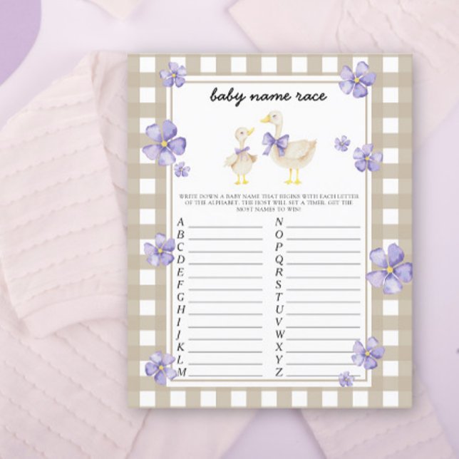 Little Goose - Baby name Race (Von Creator hochgeladen)