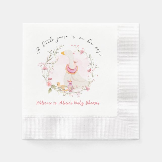 Little Goose Baby Paper Napkins Serviette (Vorderseite)