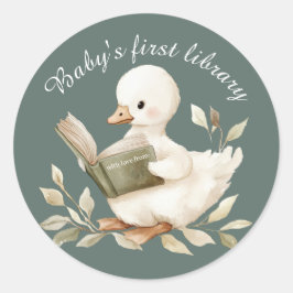 Little Goose Baby's First Library Book Aufkleber