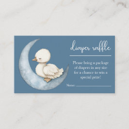 Little Goose Diaper Raffle Card Goose Baby Shower Begleitkarte