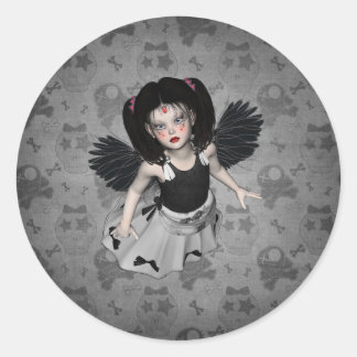 Little Goth Angel Sticker