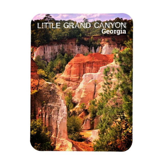 Little Grand Canyon, Georgia Magnet (Vertikal)