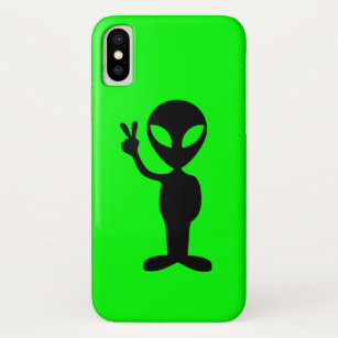 Little Green Alien iPhone XS Hülle