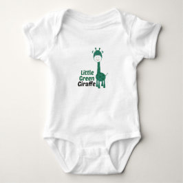 Little green giraffe,Cute Baby Gift Teething  Baby Strampler