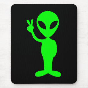 Little Green Man Mousepad