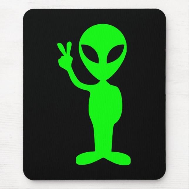 Little Green Man Mousepad (Vorne)
