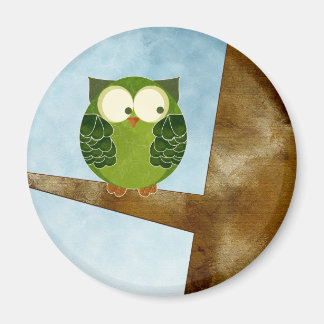 Little Green Owl Magnet