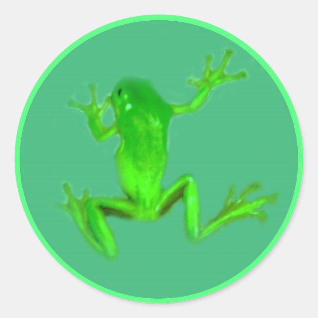 Little Greeny Froggy Stickers (Vorderseite)