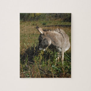 Little Grey Donkey w/Wildblumen Puzzle