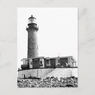 Little Gull Island Lighthouse Postkarte