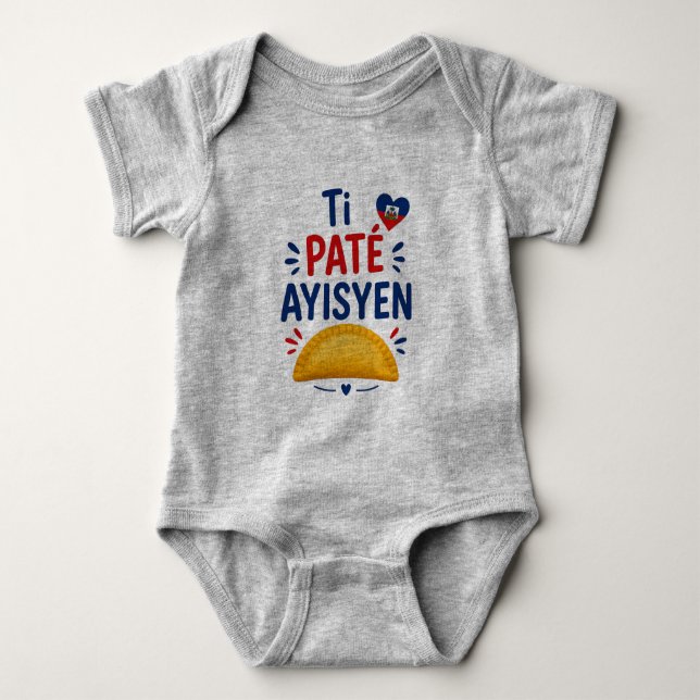 Little Haitian Patty Bodysuit Baby Strampler (Vorderseite)