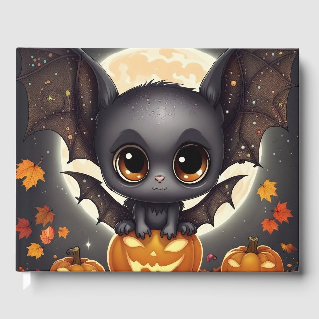 Little Halloween Bat Gästebuch (Vorderseite)