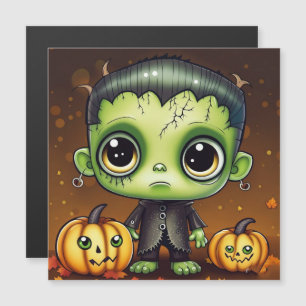 Little Halloween Frankenstein Magnetkarte