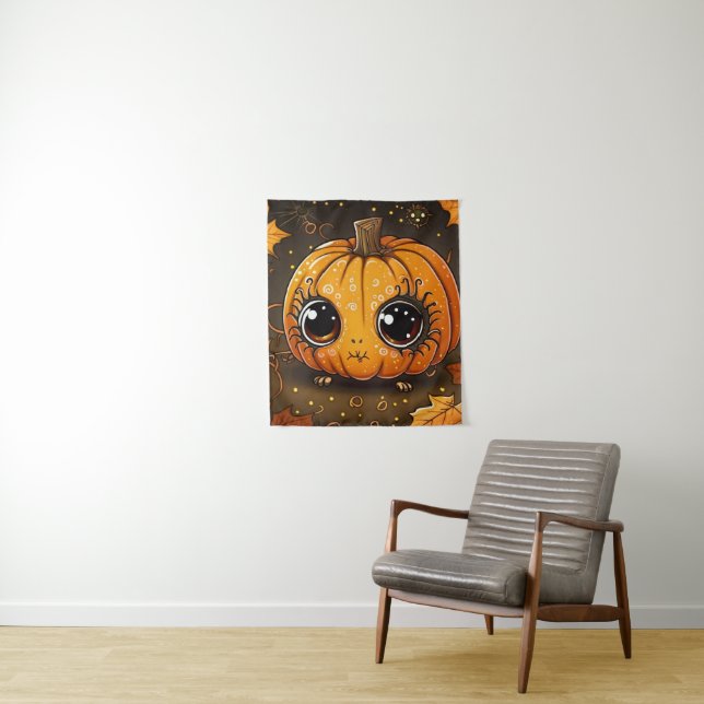 Little Halloween Pumpkin Wandteppich (Beispiel)
