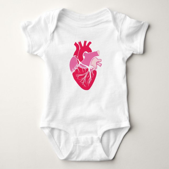 Little Heartbeat, ein Stück Baby Strampler (Vorderseite)
