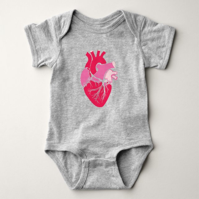 Little Heartbeat, ein Stück Baby Strampler (Vorderseite)