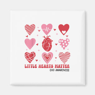 Little Hearts Chd Awareness Heart Anatomy Valentin Magnet