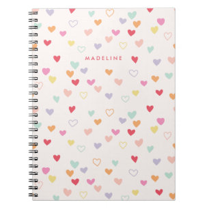 Little Hearts Journal - Erdbeere Notizblock
