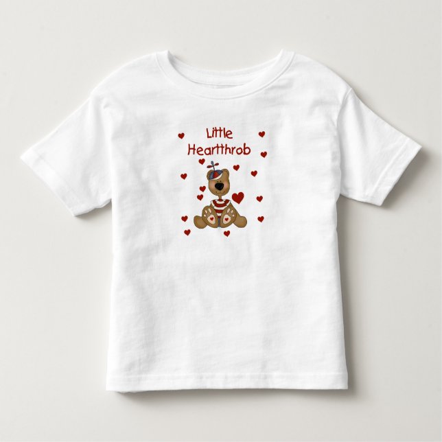 Little Heartthrob Boy Bar Kleinkind T-shirt (Vorderseite)