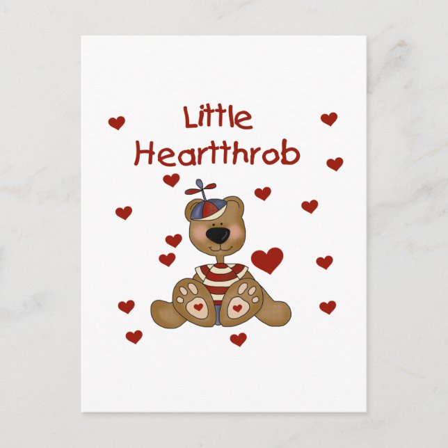Little Heartthrob Boy Bar Postkarte (Vorderseite)