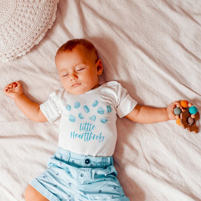 Little Heartthrob Boy Birthday Party Kleinkind T-shirt (Von Creator hochgeladen)