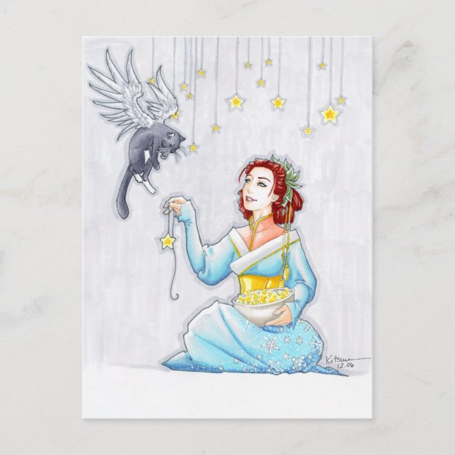 Little Helper Postcard Postkarte (Vorderseite)