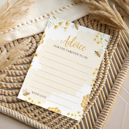Little Honey Baby Shower Advice Card Einladung