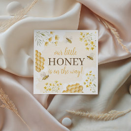 Little Honey Baby Shower Paper Napkins Serviette