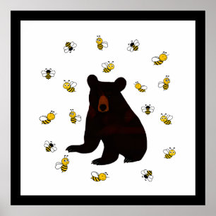 Little Honey Bear Poster