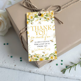 Little Honey Bee Birthday Favor Tags Geschenkanhänger