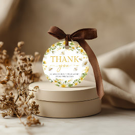 Little Honey Bee Birthday Favor Tags Geschenkanhänger