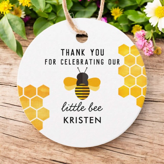 Little Honey Bee Vielen Dank für Ihre Unterstützun Geschenkanhänger (Von Creator hochgeladen)