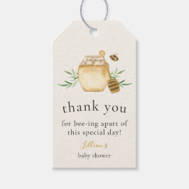 Little Honey Is On The Way Thank You Gift Tag Geschenkanhänger