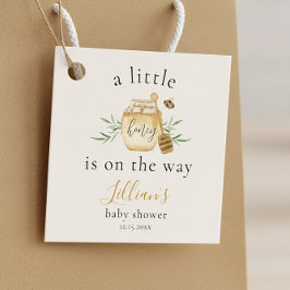 Little Honey On The Way Bee Baby Shower Favor Tags Geschenkanhänger