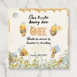 Little Honey To Bee One Wildflower 1st Birthday Geschenkanhänger