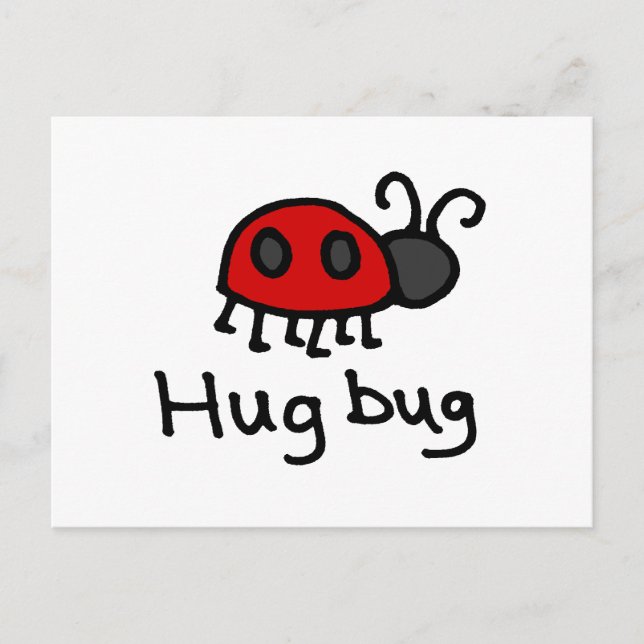 Little Hug Bug Postkarte (Vorderseite)