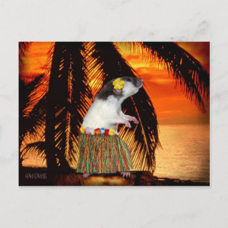 Little Hula Honey Postcard Postkarte