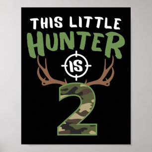 Little Hunter ist 2 Geburtstagskinder 2. Geburtsta Poster