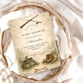Little Hunter Woodland Adventure Baby Shower Einladung