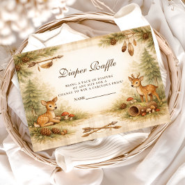 Little Hunter Woodland Deer Diapper Raffle Begleitkarte