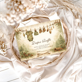 Little Hunter Woodland Diapper Raffle Begleitkarte