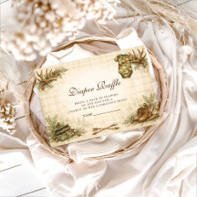 Little Hunter Woodland Keepsake Diapper Raffle