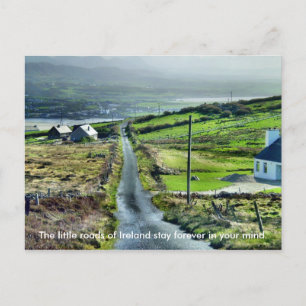 Little Irish Road Postcard Postkarte