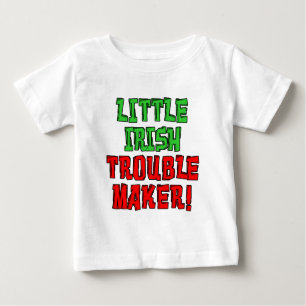 Little Irish Trouble Maker Baby T-shirt
