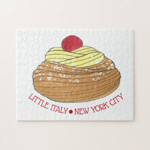 Little Italy NYC Italian Bakery Zeppole Pastry Puzzle