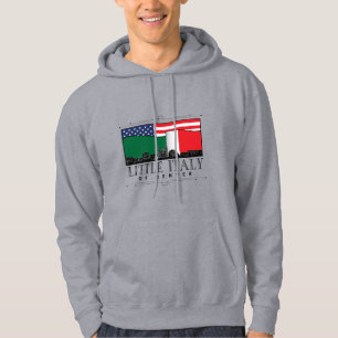 Little Italy of Denver Classic logo GRAY Hoodie